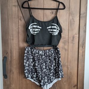 Women's Shein Two Piece Sleep Set